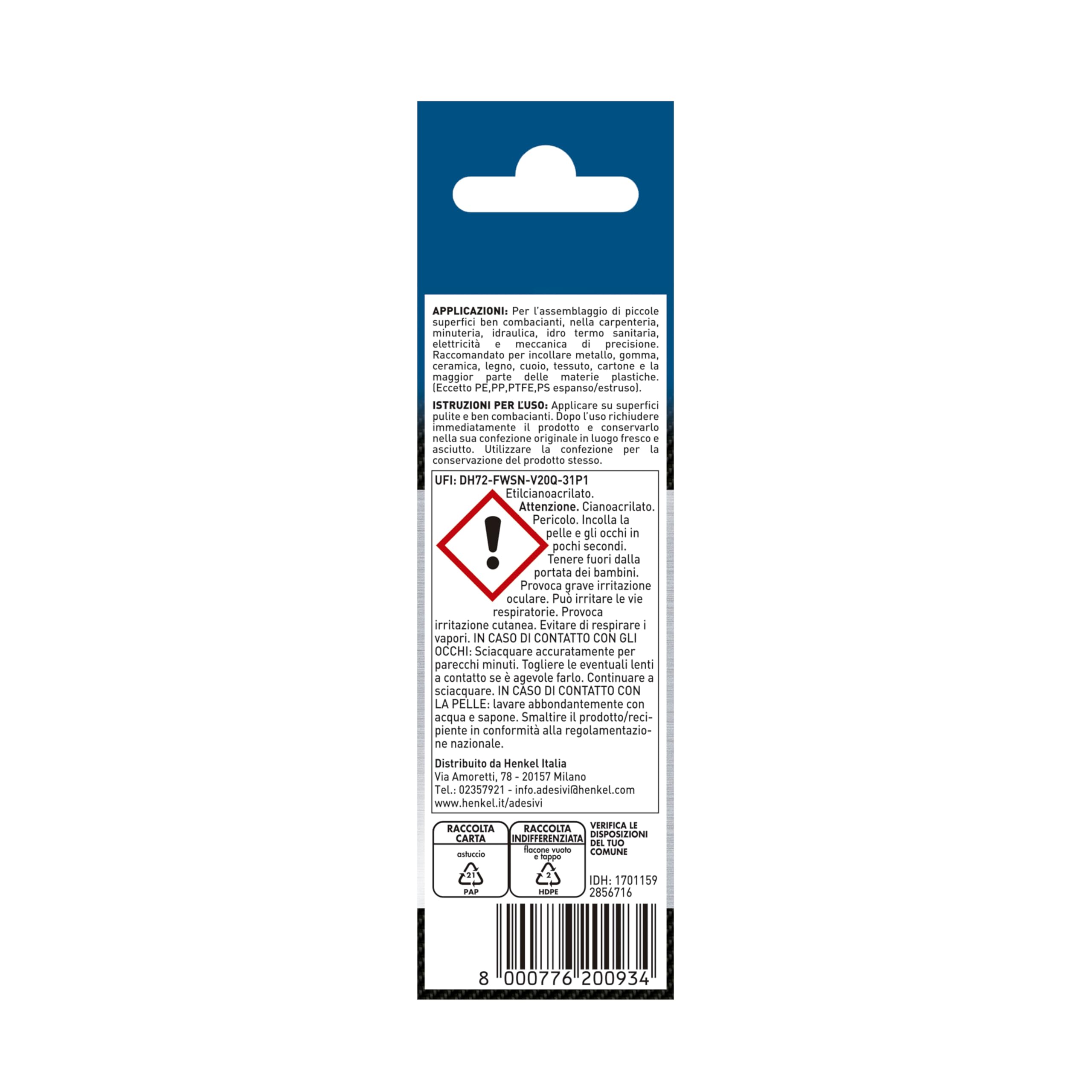 Pegatinas Loctite Prof universal instantáneo