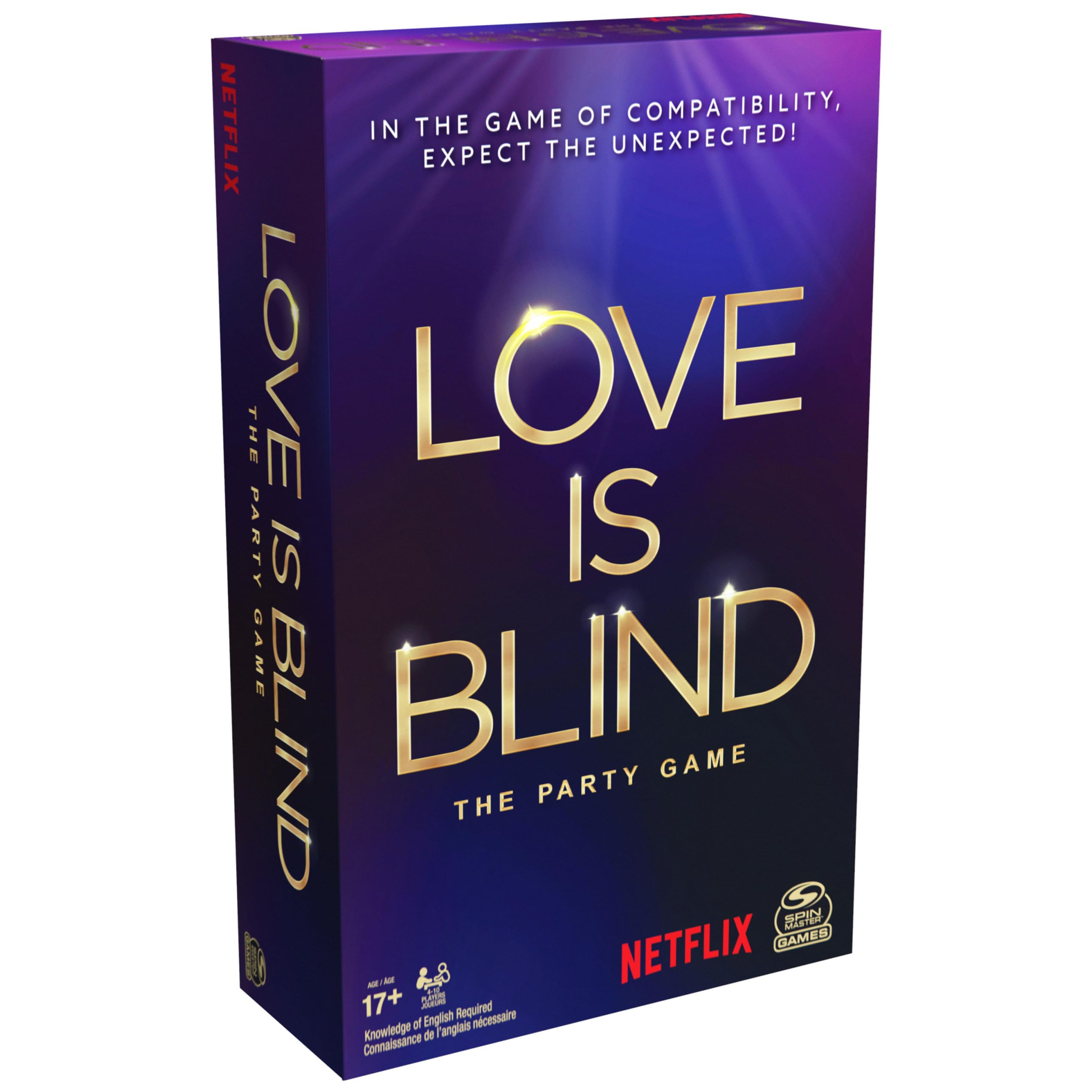 Spin Master Games Love is Blind, The Adult Party Board Card Game for Couples & Singles Based on The Hit Netflix Show, Ages 17 and up
