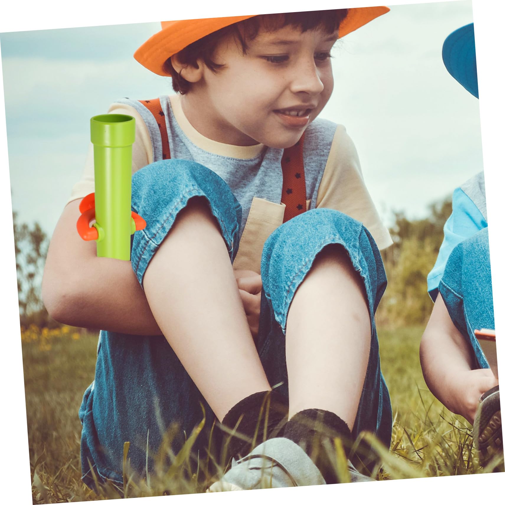 Telescopio Pirata de Juguete para Niños, Telescopio Monocular Pequeño Verde, Accesorio para Columpios, Resistente y Portátil, Adecuado para Juegos al Aire Libre y Aprendizaje Educativo