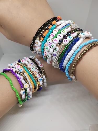 Miniatura 7 de Pulsera de la amistad, paquete de 16 pulseras TS Taylor, pulseras de cuentas, trajes de Taylor accesorios de Taylor Concert, joyería con calcomanías