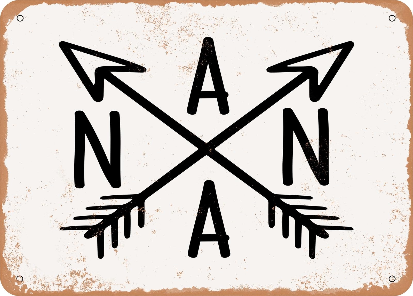 Metal Sign - Nana - 3 - Vintage Look Sign home decor