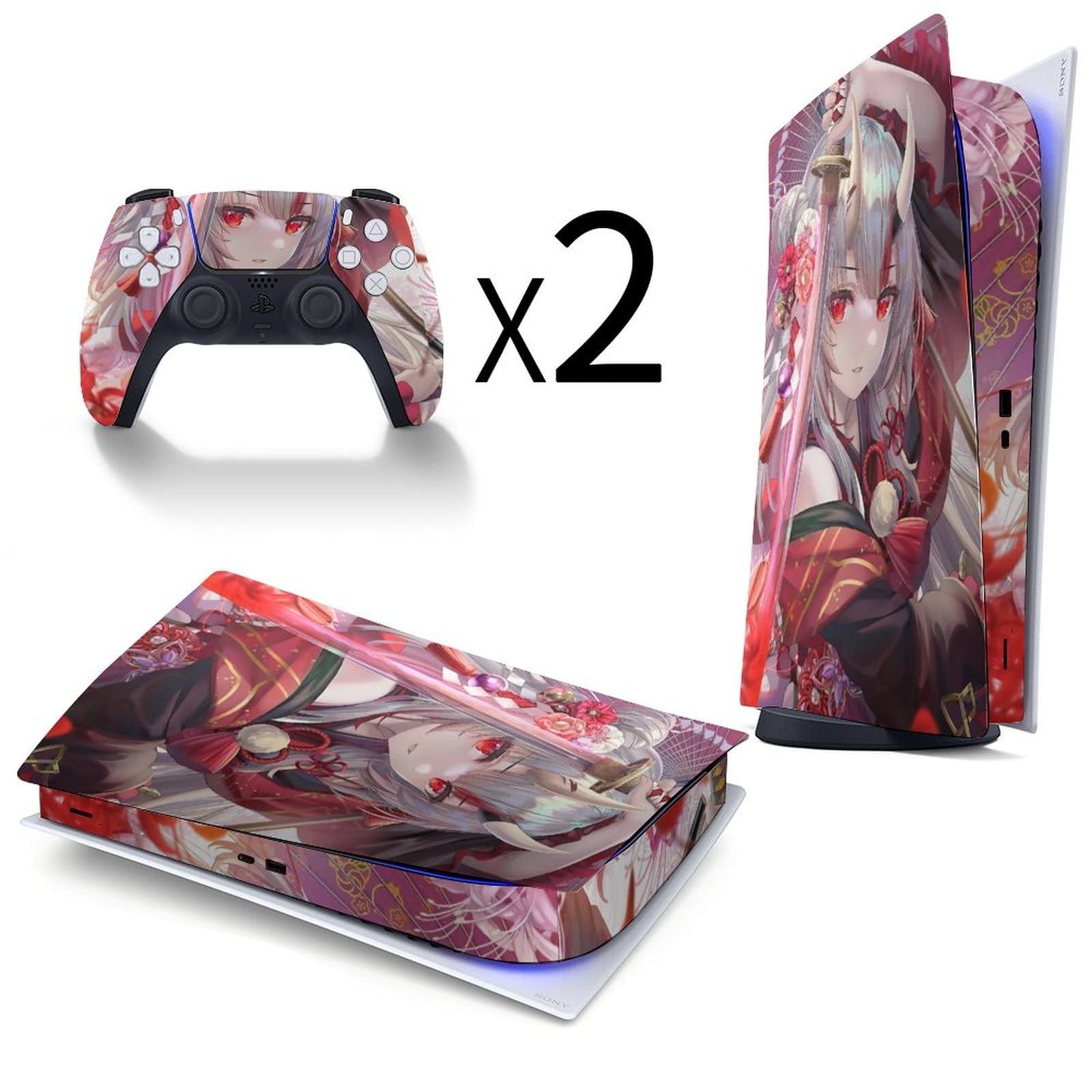 Amazon.co.jp: PS5 スキンシール PS5本体とゲームコントローラー用 
