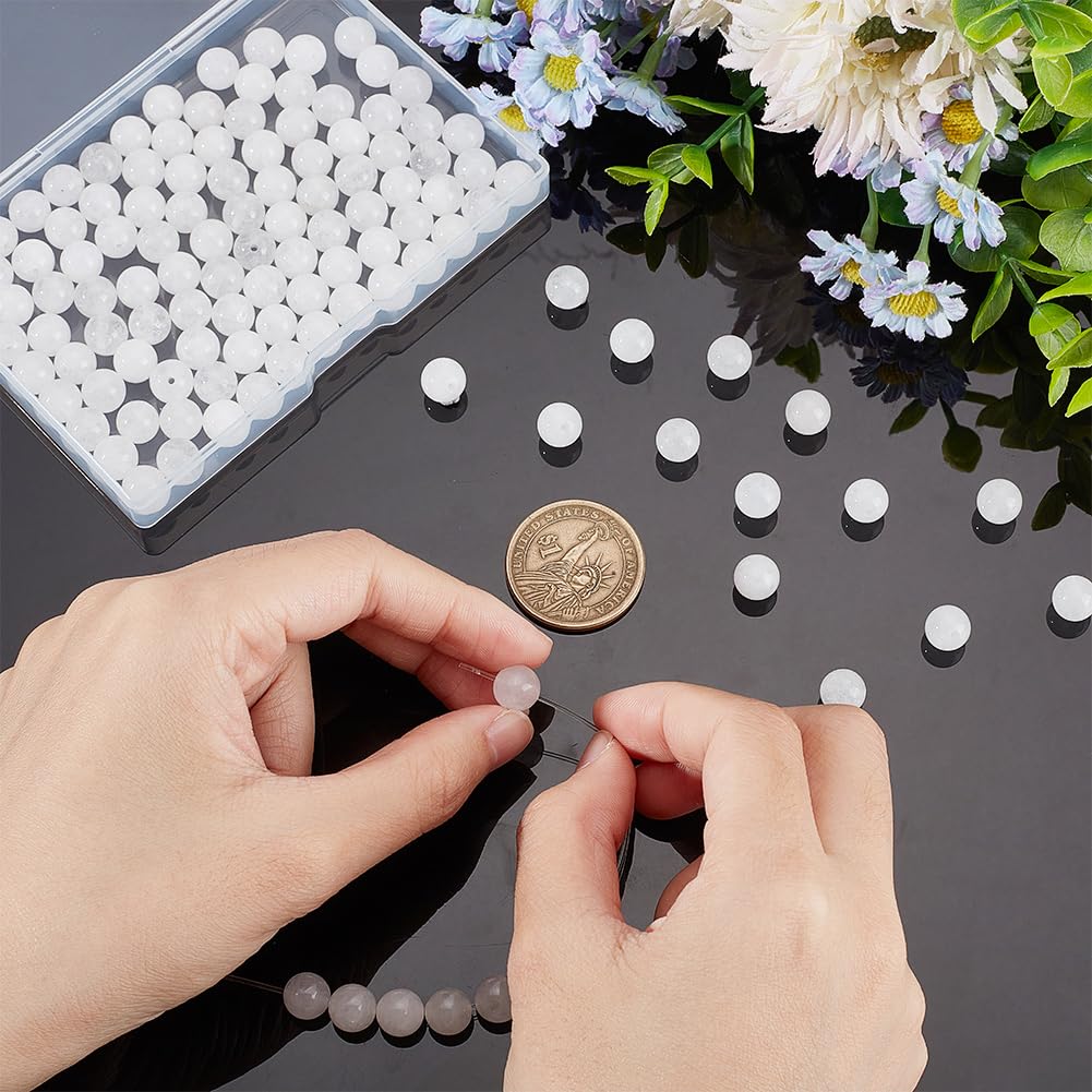 NBEADS 5 strengen ongeveer 480 stuks gemengde natuurstenen kralen, 4 mm ronde natuurlijke marmeren kralen, sesamjaspis kralen, matte losse edelsteenkralen voor armband, ketting, sieraden maken