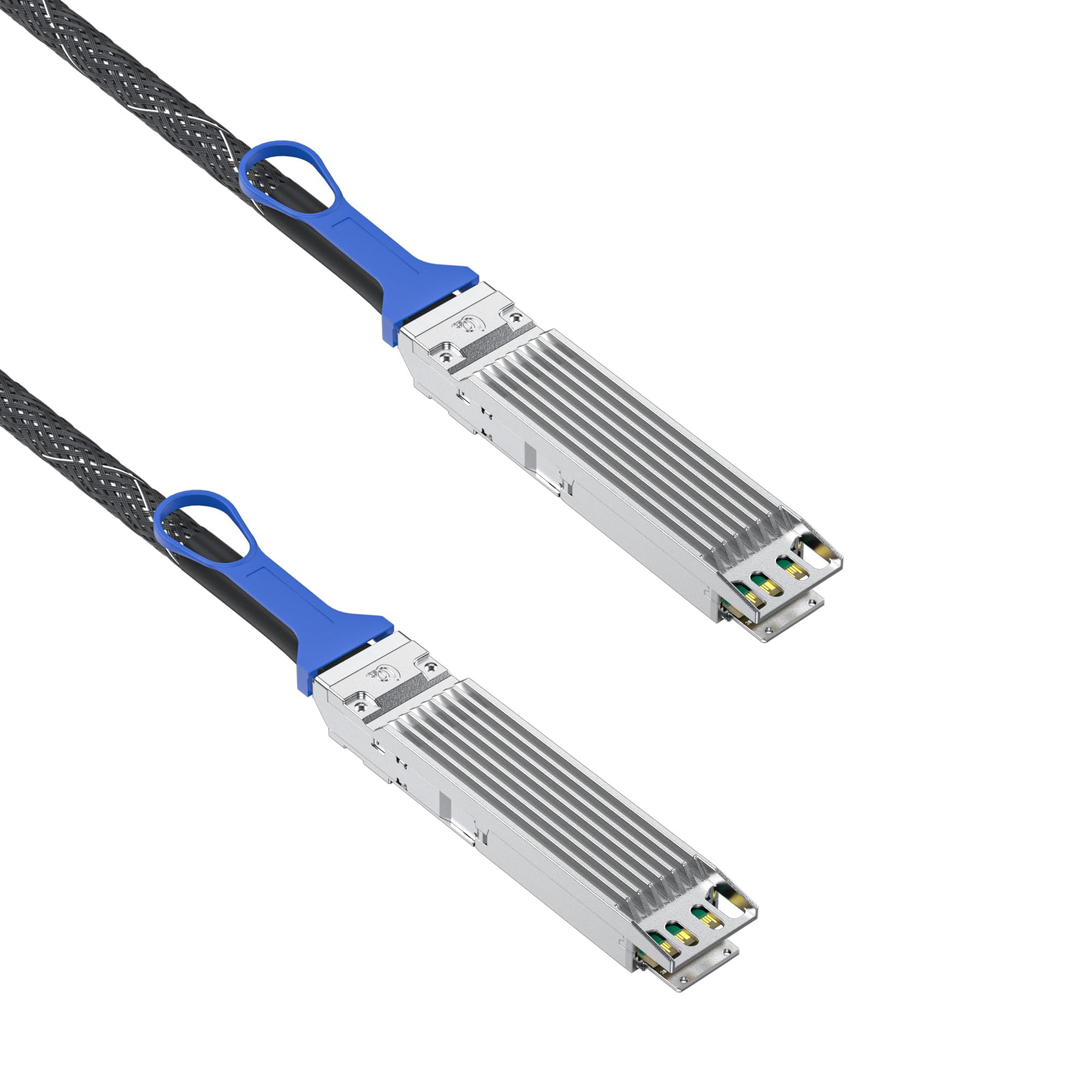800 Gb/s OSFP DAC compatible con NVIDIA MCP4Y10-N002, 8 canales OSFP Fin-top a 800G Fin-top cable, NDR Infiniband y soluciones Ethernet