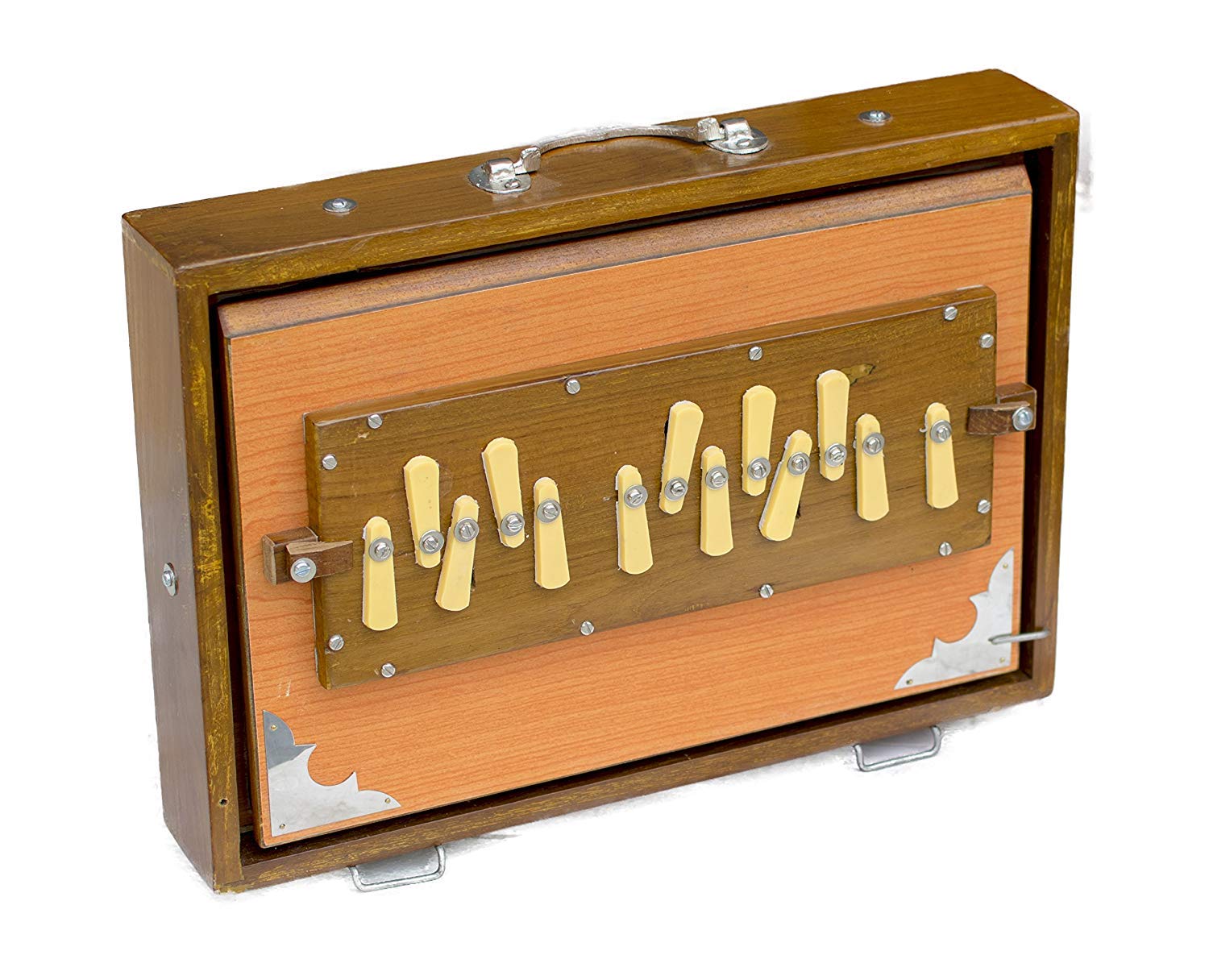 Shruti Box - Teak Wood - Natural Color - 13 Drone