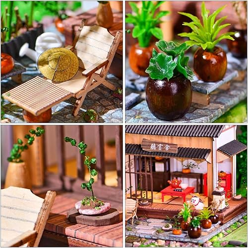 Miniatura 6 de ibasenice Miniatures 1 Unidades Nuevo Artesanía Niños Cumpleaños Estilo Miniatura con Muebles Decoración Jardín DIY Juguete Año Año Chino Modelo Kit