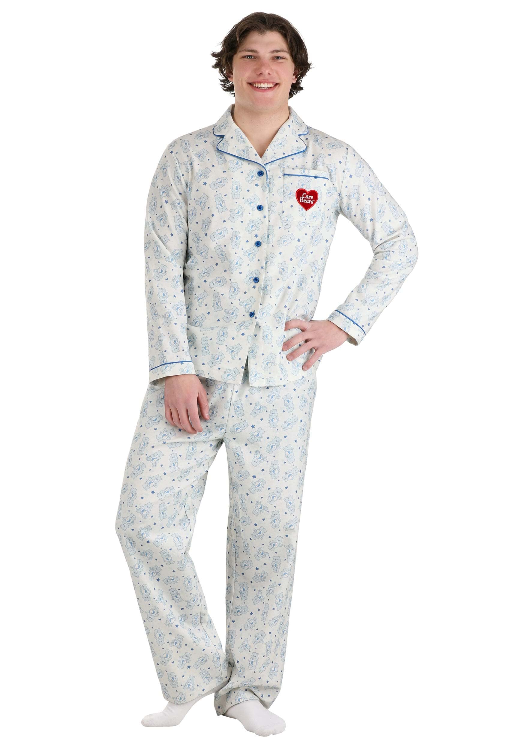 FUN.COMBedtime Bear Care Bears Adult Pajama Set