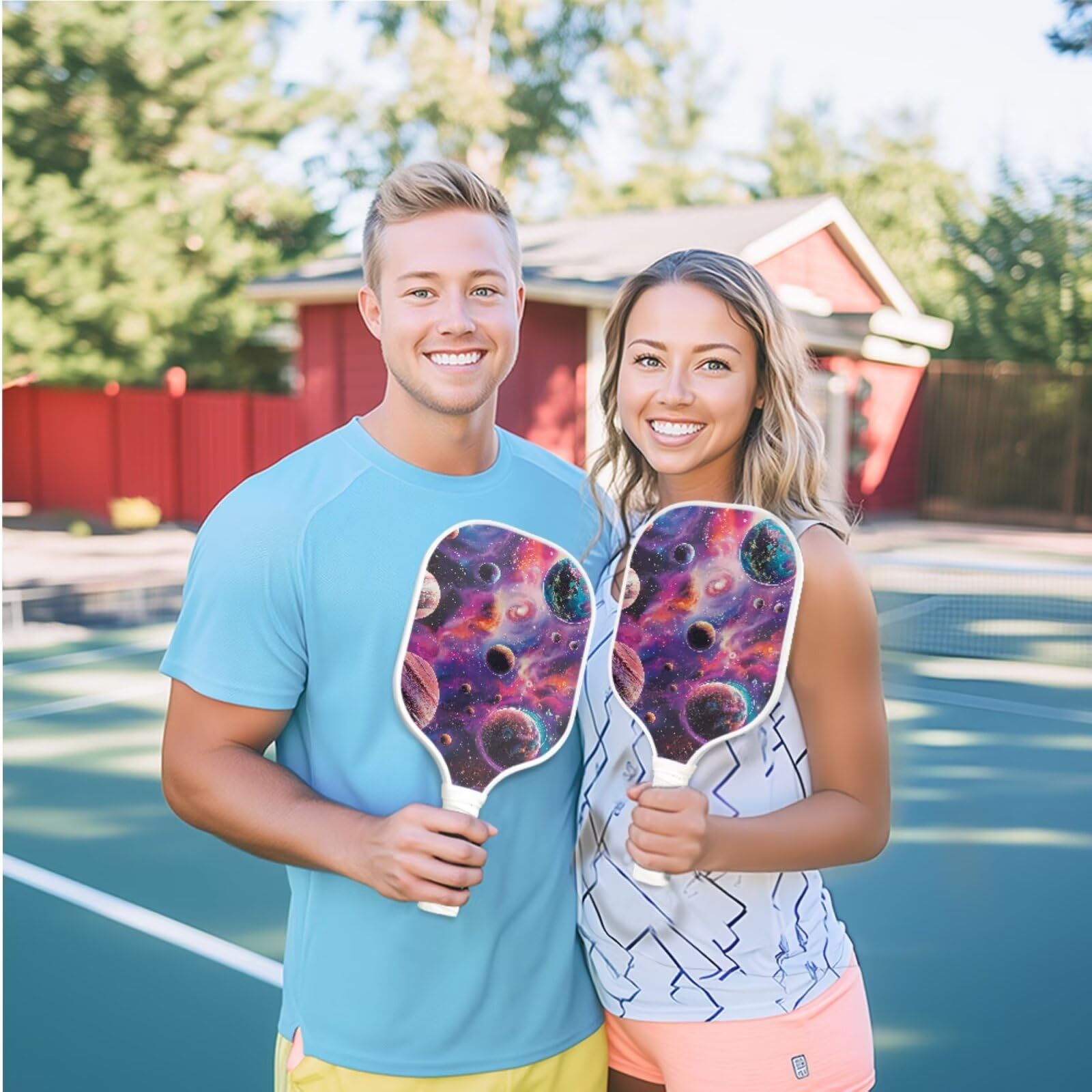 Set di 2 racchette per pickleball, per adulti e adolescenti