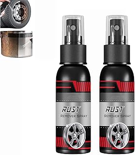 Multi-Functional Wheel Hub Renewal Agent, 100ml Rayhong Rust Remover Spray, Multifunctional Metal Rust Remover, Metal Paint Cleaner Spray (Color : 2pcs)