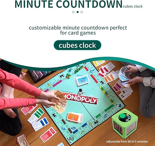 Miniatura 3 de GANXIN - Reloj de disparo de póquer, temporizador de cuenta regresiva de segundos para torneo de póquer, casinoajedrez, 2030 segundos y tiempo