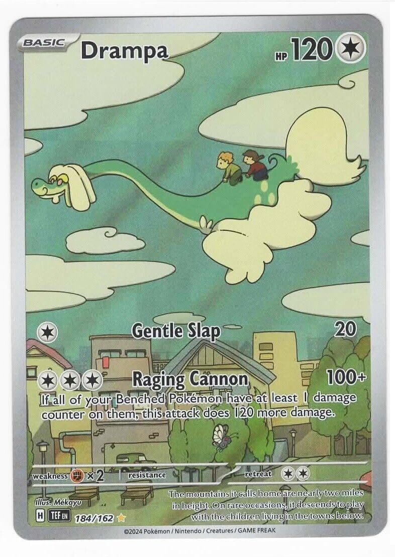 Pokemon Drampa 184/162 - Temporal Forces Illustration Rare Holo Foil Card : Amazon.ca: Toys & Games Pokemon Drampa 184/162 - Temporal Forces Illustration Rare Holo Foil Card : Amazon.ca: Toys & Games
