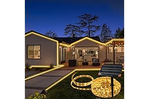 50 Ft Solar Rope Lights: Witness the Brilliance of Outdoor Ambiance