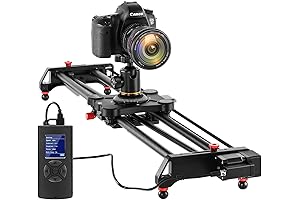 GVM Carbon Fiber Motorized Camera Slider with Time Lapse Functionality