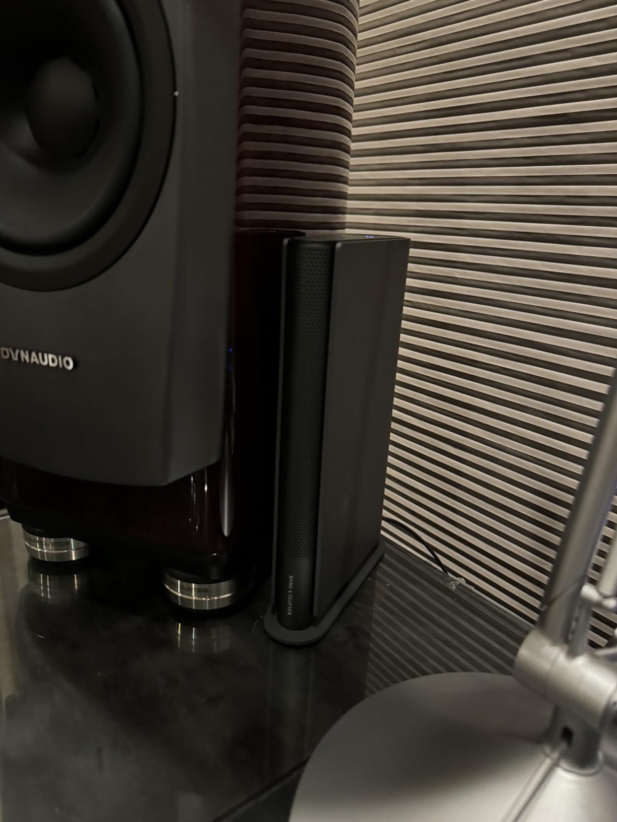 Bang & Olufsen Beosound Emerge Wi-Fi Multiroom Speaker, Gold Tone/Light Oak