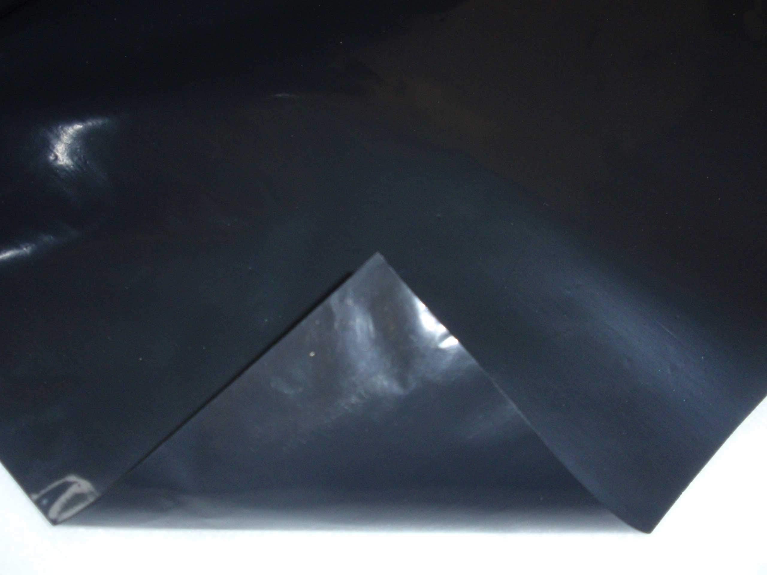 Heavy Duty Black Polythene Sheet - DPM/DPC 125 mu - 500 Gauge - Select Size (Polythene, 25m x 4m)
