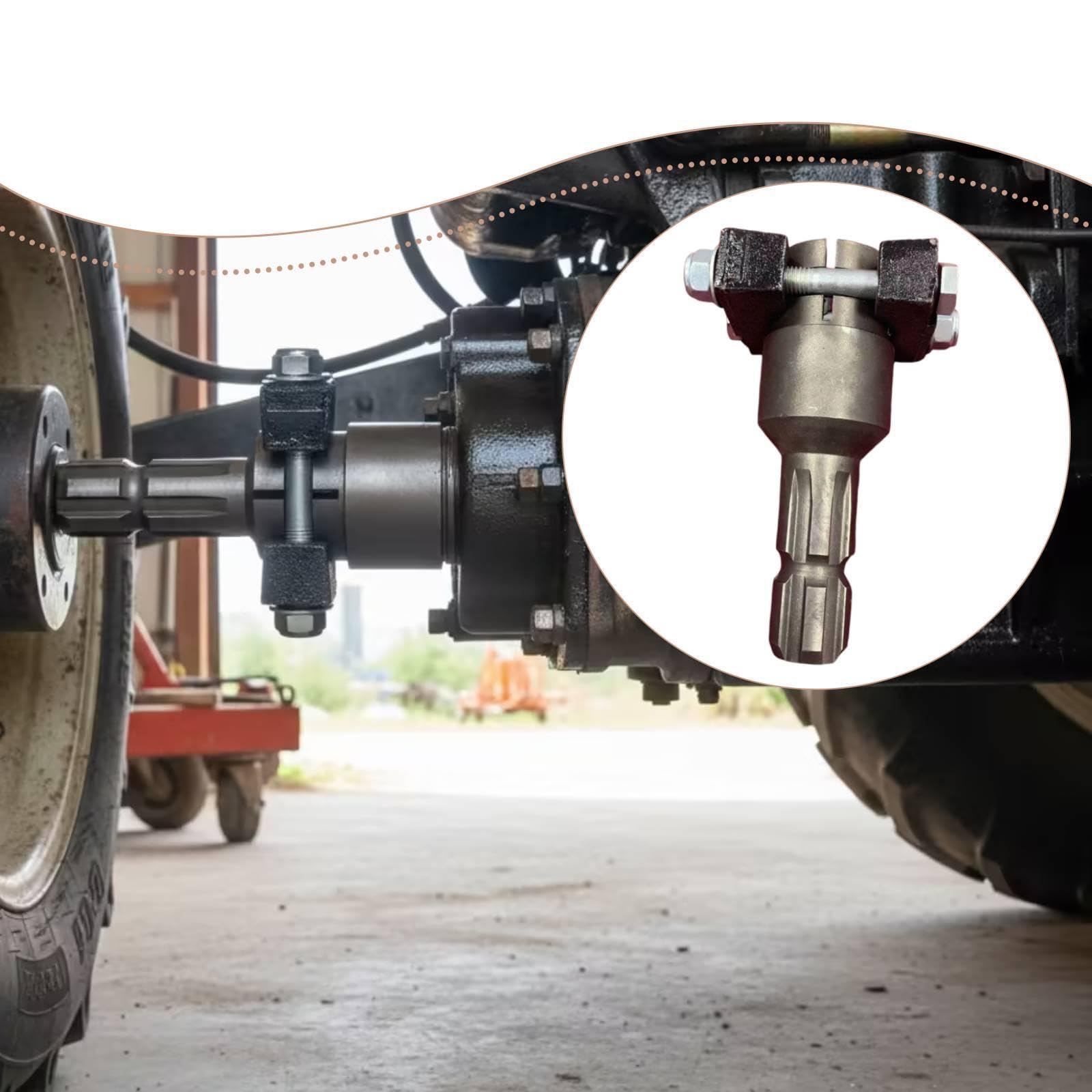 Adattatore per albero di uscita PTO trattore, alloggiamento professionale in acciaio, accessorio di facile installazione, convertitore da 6 a 8, Dagli 8 Interni Ai 6