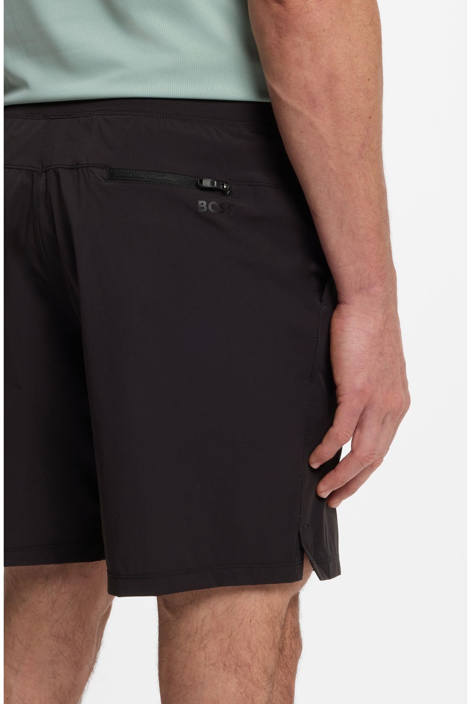 BOSS Sportive Shorts Mit Vier-Wege-Stretch Und Wasserabweisendem Finish