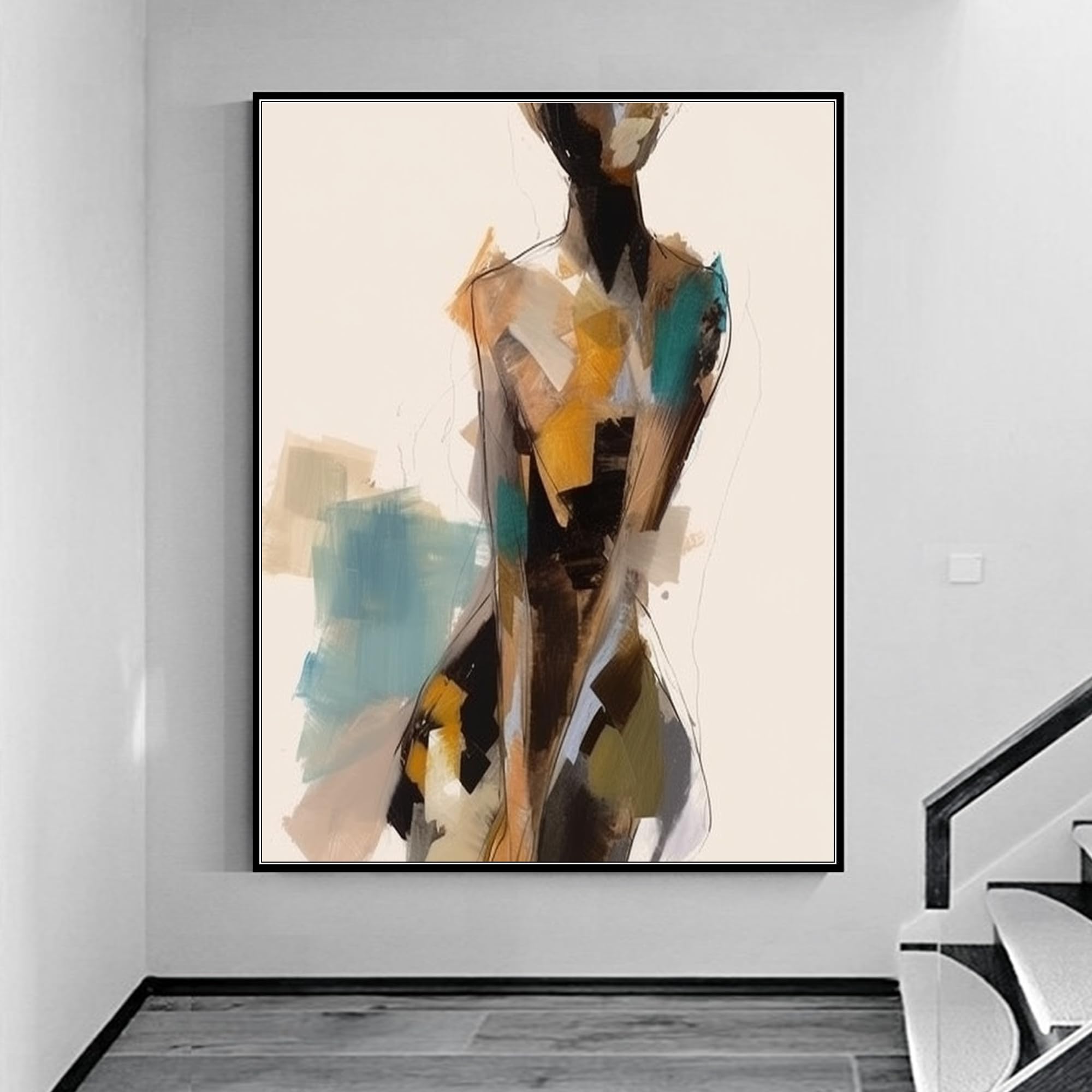 Amazon.com: Yahedoba Lady simple sexy woman back oil painting