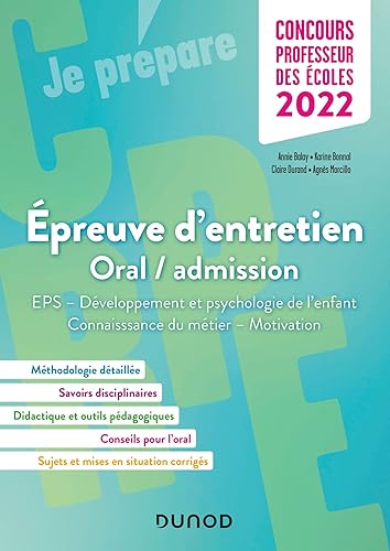 Concours Professeur des écoles - Entretien - EPS et Motivation-service public - CRPE 2022