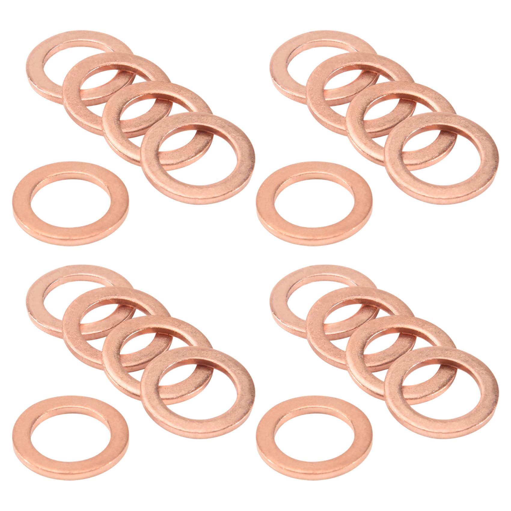 Produktbild von SG Store 30 Stück Grüne Faser-Unterlegscheiben 1/2 Zoll (18x12x1,5 Mm) – Hochtemperaturfest, Druckbeständig, Für Gasherd, Kessel, Umstellventile