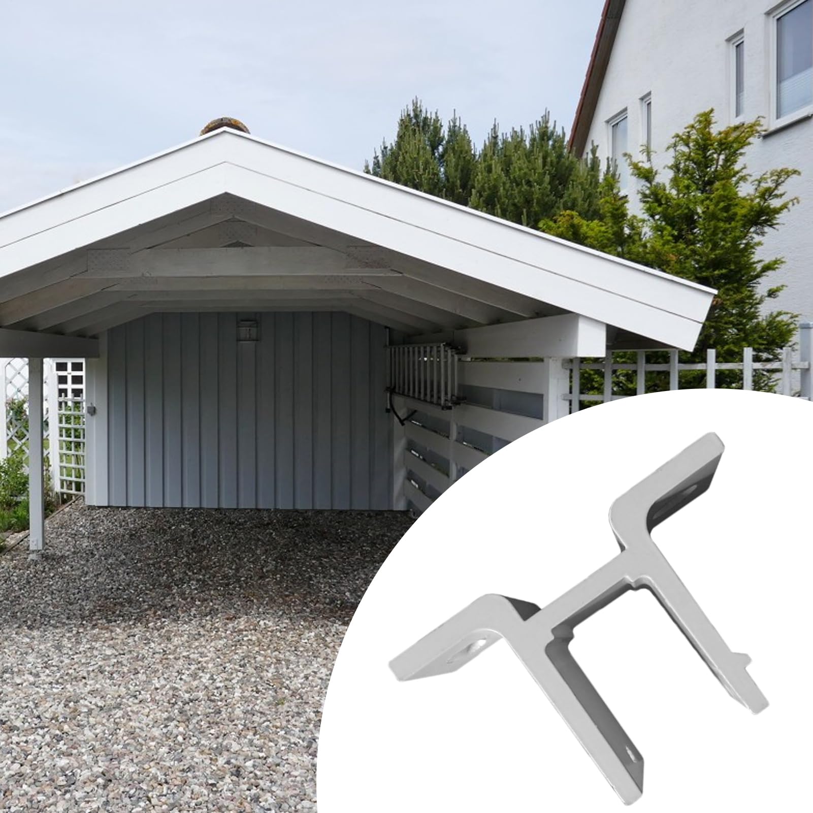 Markisenhalterungen für Dach, einziehbare Markise, Wandmontage, Ersatzteile, Hof- und Heimgartenzubehör, Aluminiumlegierung für Standard-manuelles Vierkantrohr, Außenbereich, Terrasse, Vordach Garten