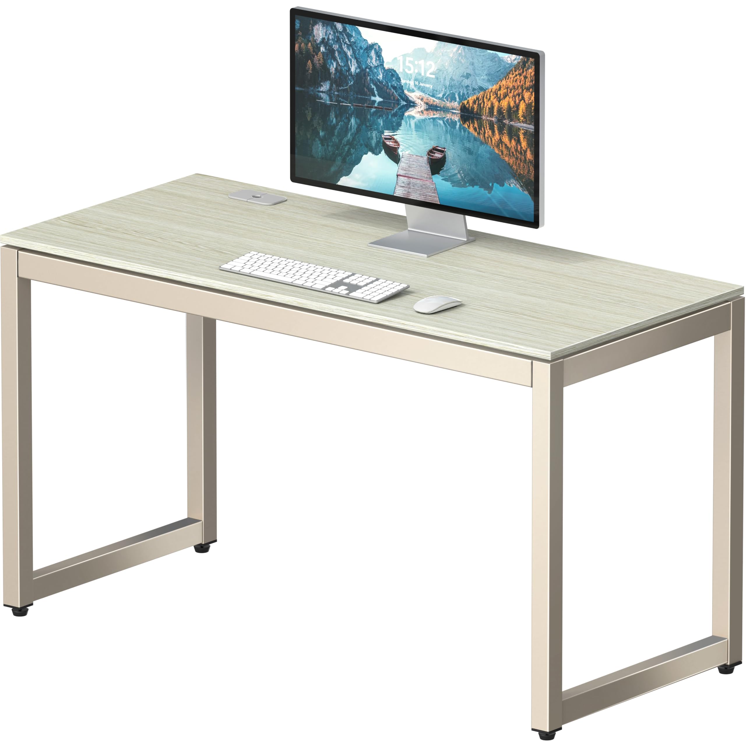 Sponsored Ad - 48-Inch Commercial-Grade Office Computer Desk, Maple