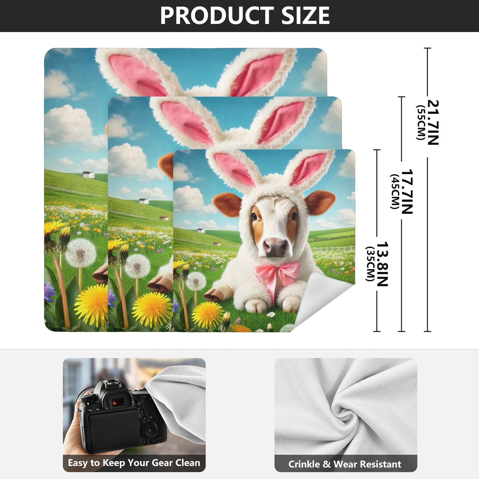 Joko Ivery Cute Bunny Cow Self-adhesive Cloth 17.7