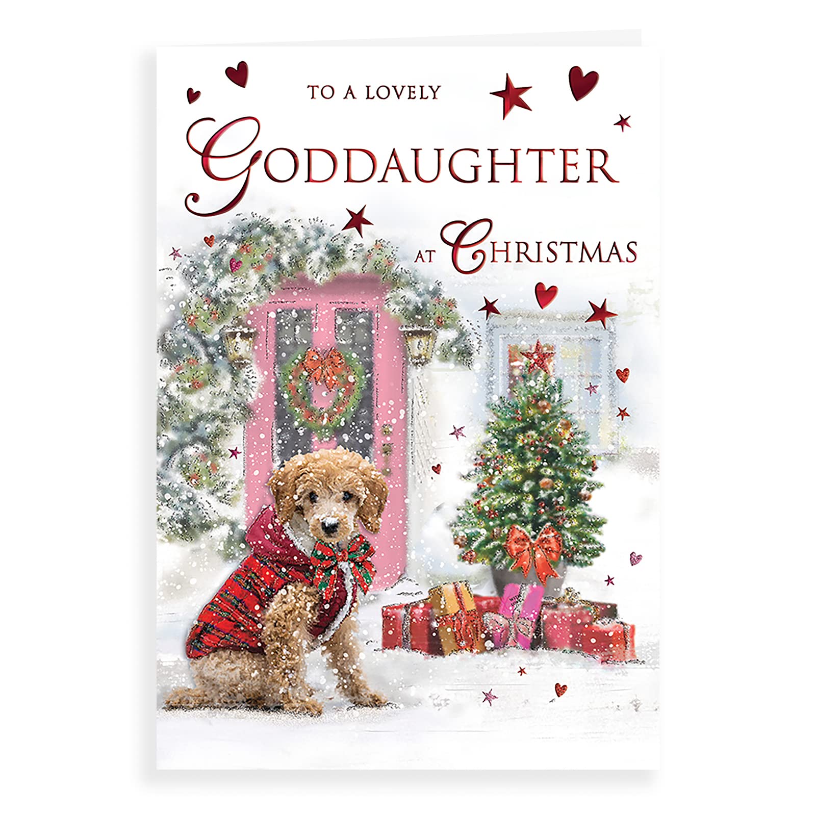 Regal Publishing Traditional Christas Card, Auntie, Flower Jug - 9 X 6