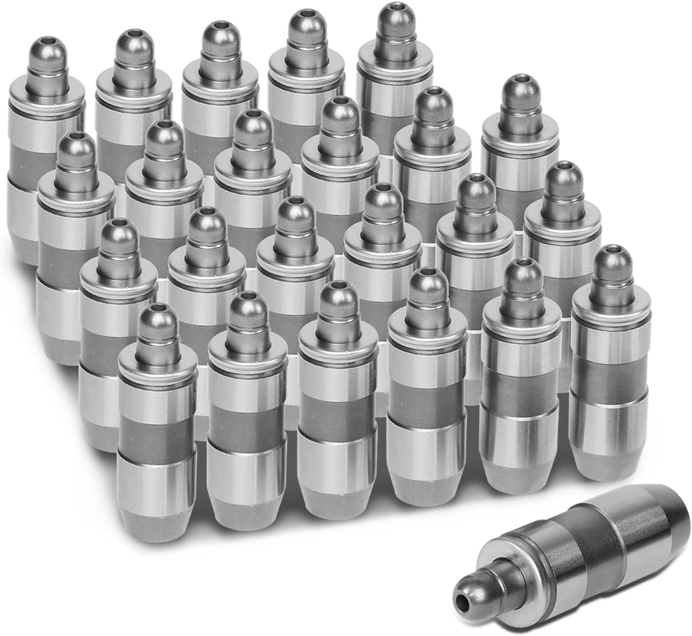 DNA Motoring LEPOW-062 Set of 24 Hydraulic Lifters Lash Adjusters Compatible with 06-10 Explorer / 05-10 Mustang / 06-10 Mountaineer / 05-14 Expedition / 06-08 Mark LT, 4.6L, 5.4L V8