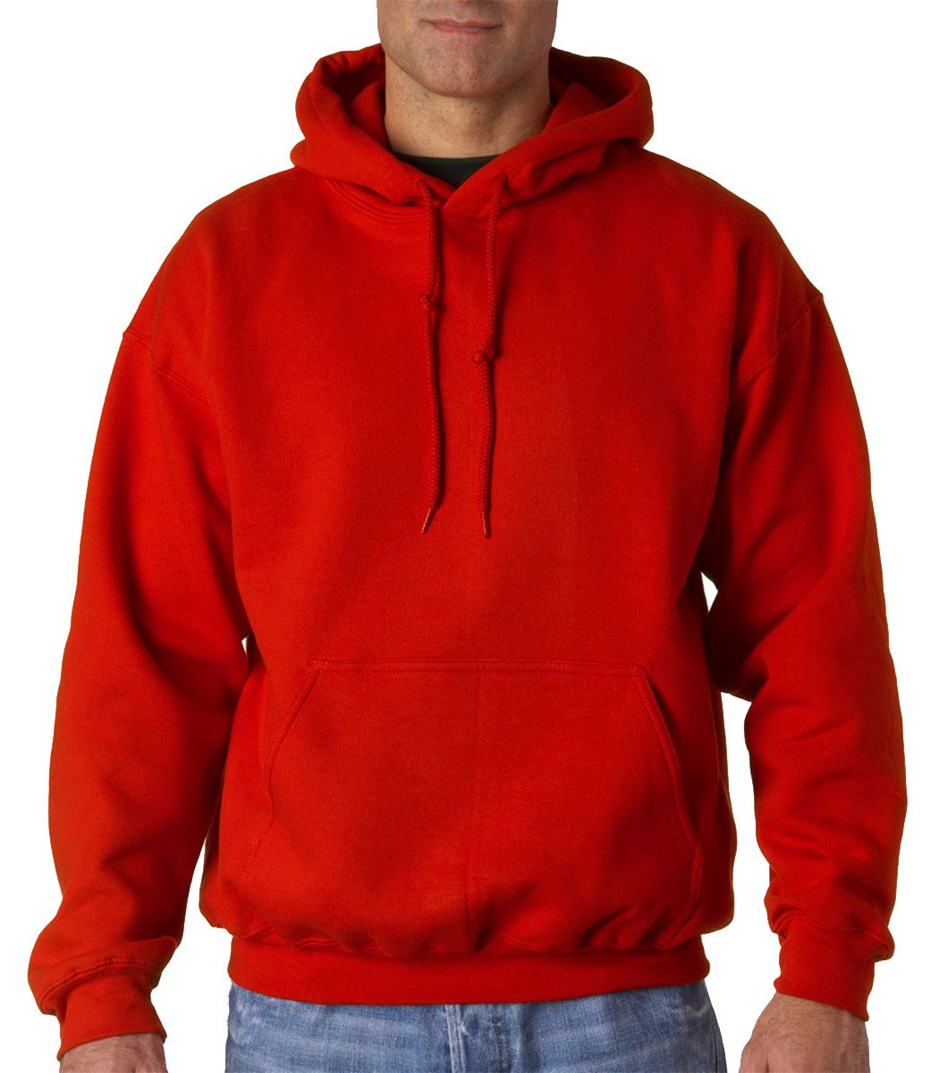 Gildan Heavyweight DryBlend Adult Unisex Hooded Sweatshirt Top / Hoodie (13 Colours) (M) (Cardinal)
