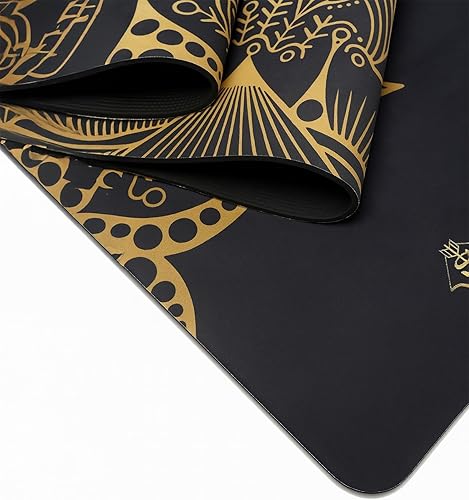 Miniatura 7 de Shakti Warrior Tapete de yoga TPE  Diseñado por artista, tapetes ecológicos de alta calidad, antideslizantes, no tóxicos, ideal para yoga regular y