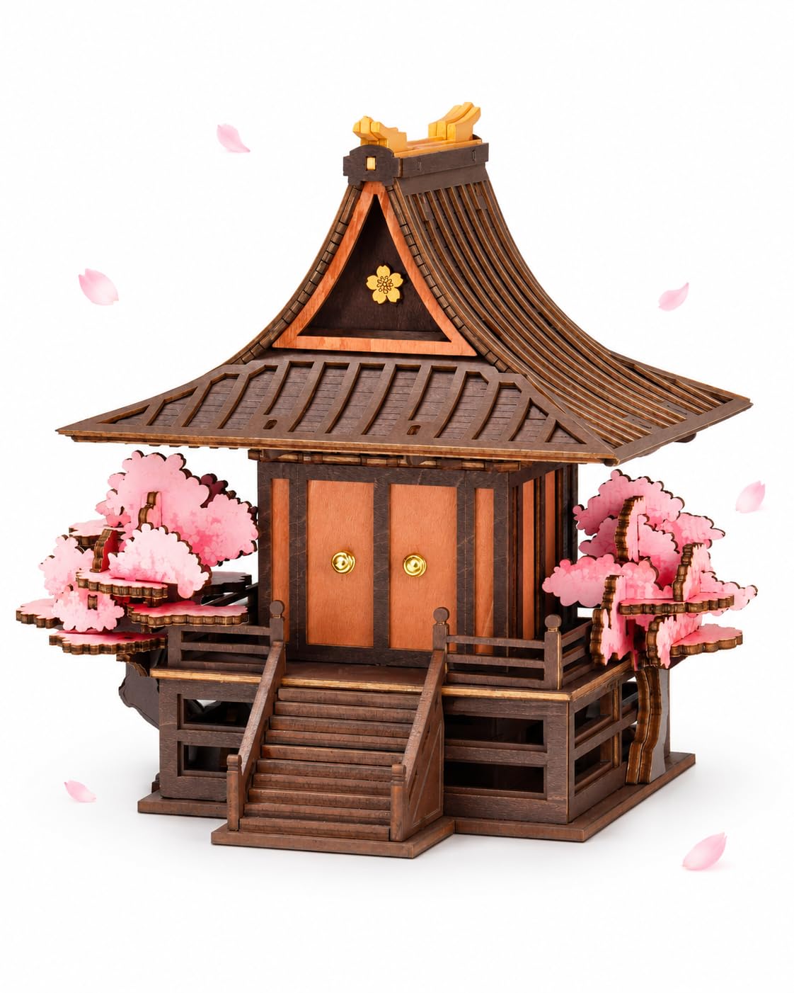 Rolife Japanese Sakura DIY Miniature Kits 3D Wooden Puzzles for Adults | Japanese Sakura…