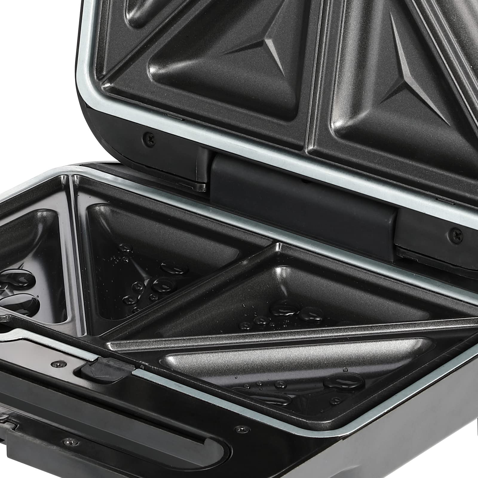 MONZANA® Sandwichera 3en1 XXL Parrilla Gofrera 3 Placas Extraíbles Revestimiento Antiadherente sin BPA 1000W
