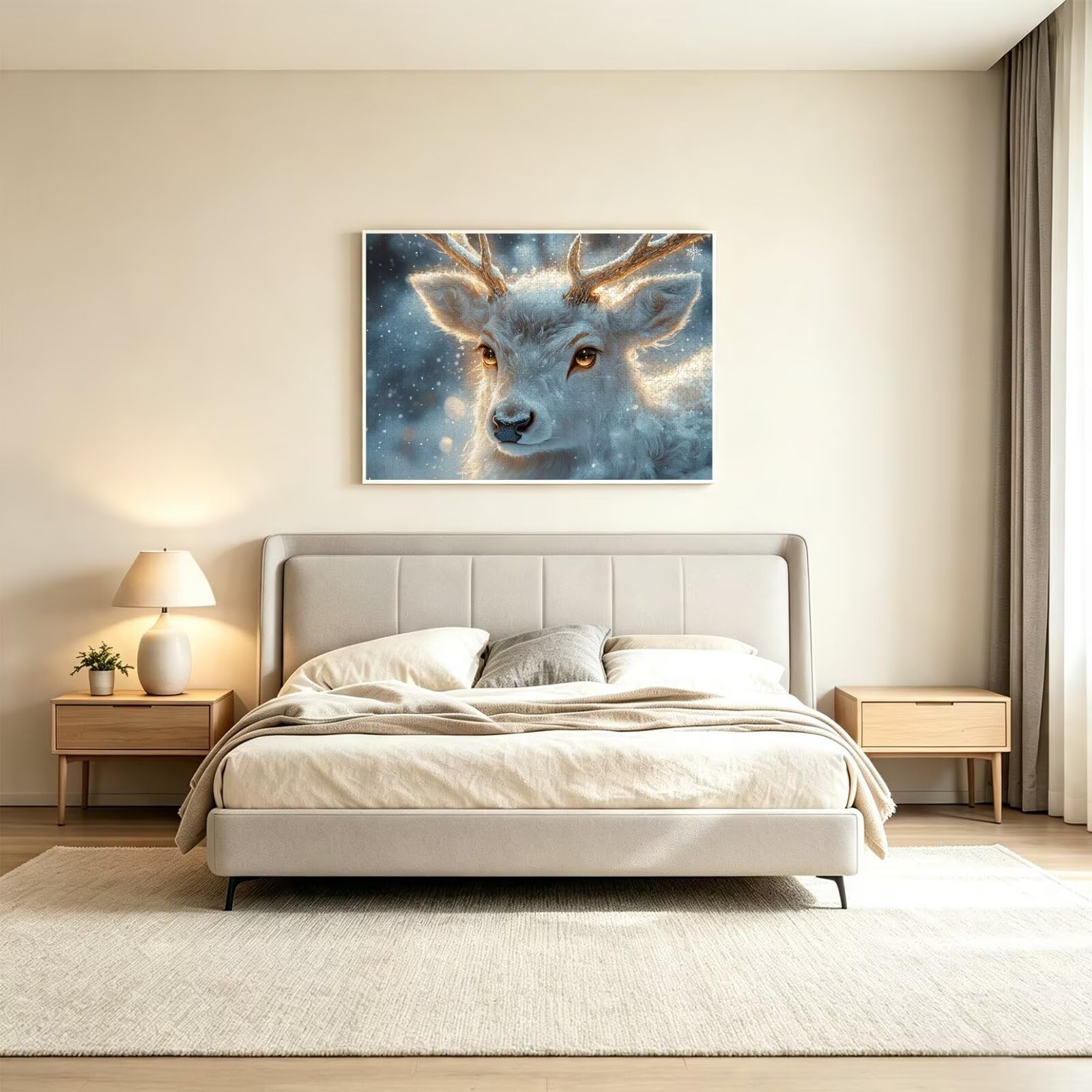 Puzzle dla dorosłych 6000, jeleń śnieg, 179 x 105 cm, n-419