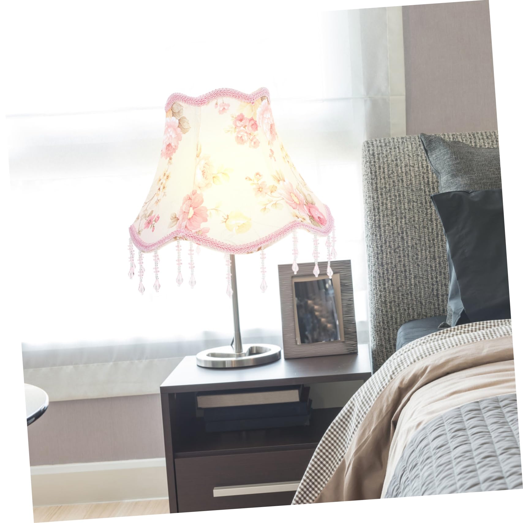 Cabilock Accesorio De Iluminación Pantalla De Lámpara De Tela Ideal Para Dormitorios y Estudios