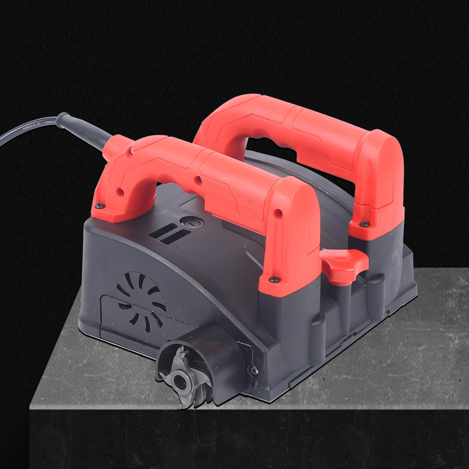 Fresatrice per pulizia da 1200 W, per ristrutturazione delle pareti, maniglie ergonomiche, alta efficienza, funzionamento senza polvere, larghezza fresa 160 mm, 3000 giri/min