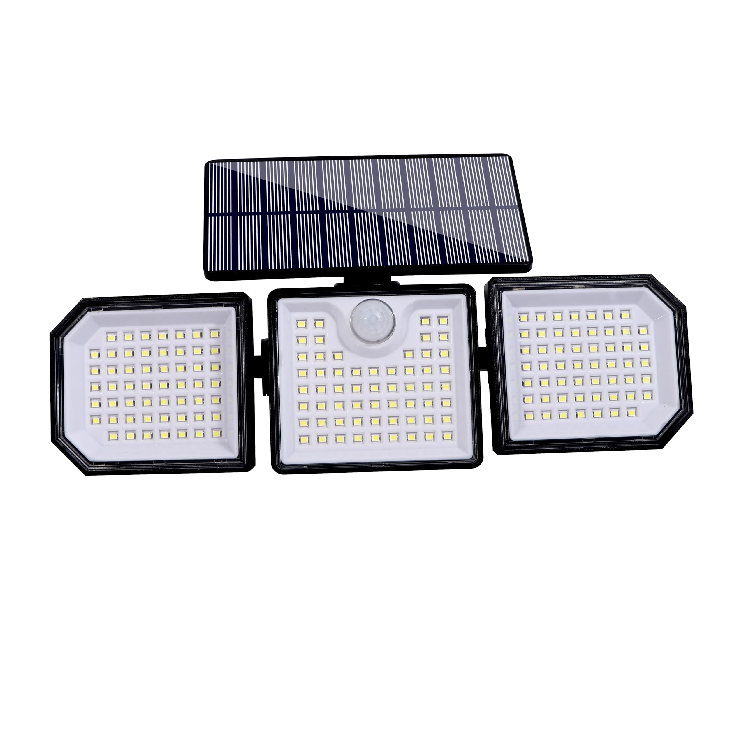 siarenomo Solar Outdoor Lights,2500LM 167 LED Motion Sensor Outdoor Lights，IP65 Waterproof，270°Wide Angle with 3 Modes，3 Heads Security Light for Frontdoor Bcakyard Yard (1)