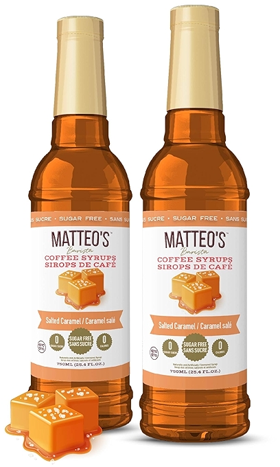 Matteo's 无糖咖啡糖浆 - 咸焦糖风味