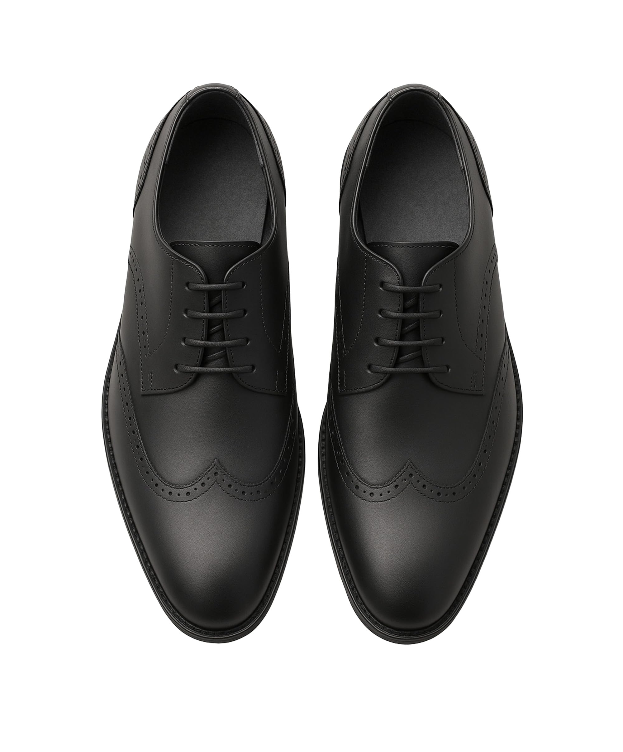 SIRRI Chaussures Richelieu à Bout Golf pour Homme, Chaussures habillées à Lacets, Style Business et Mariage, Vernies