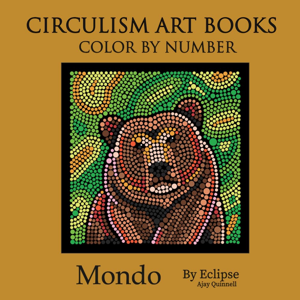 Mondo - Color By Number Circulism Book : Standard paper edition