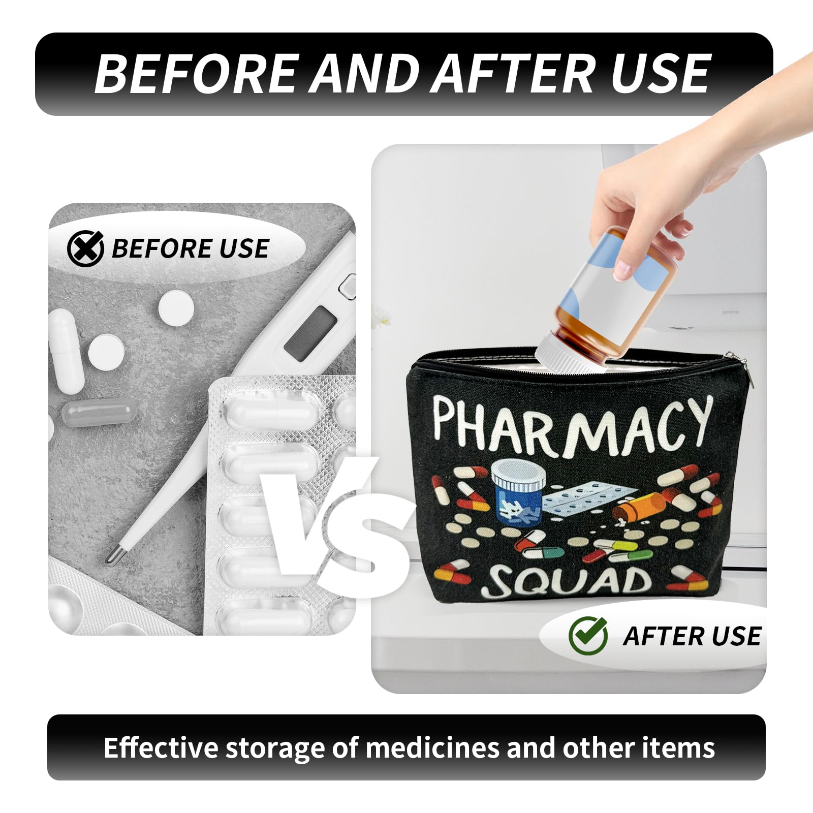 Portamedicine Viaggio, Contenitore Medicine, Porta Medicine da Casa Borsa Reiseapotheke Borsa impermeabile D'urgenza Vide Médizin Medikamententasche sac de Médicament Portabile, 2 Pezzi