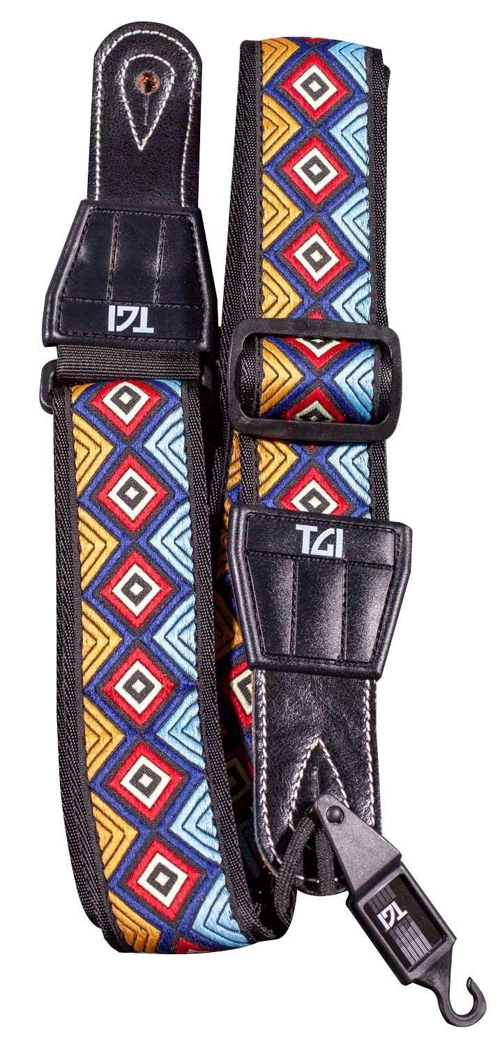 TGI Guitar Strap WOVEN Series. Aztec Stitch