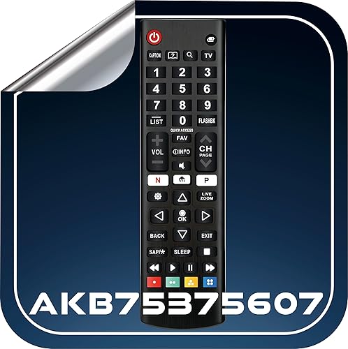 Miniatura 7 de Reemplazo remoto para Smart TV para LG Smart TV Remoto Reemplazo Universal Remoto Reemplazo AKB75675304 AKB75095307 AKB76040302 (AKB75095307)