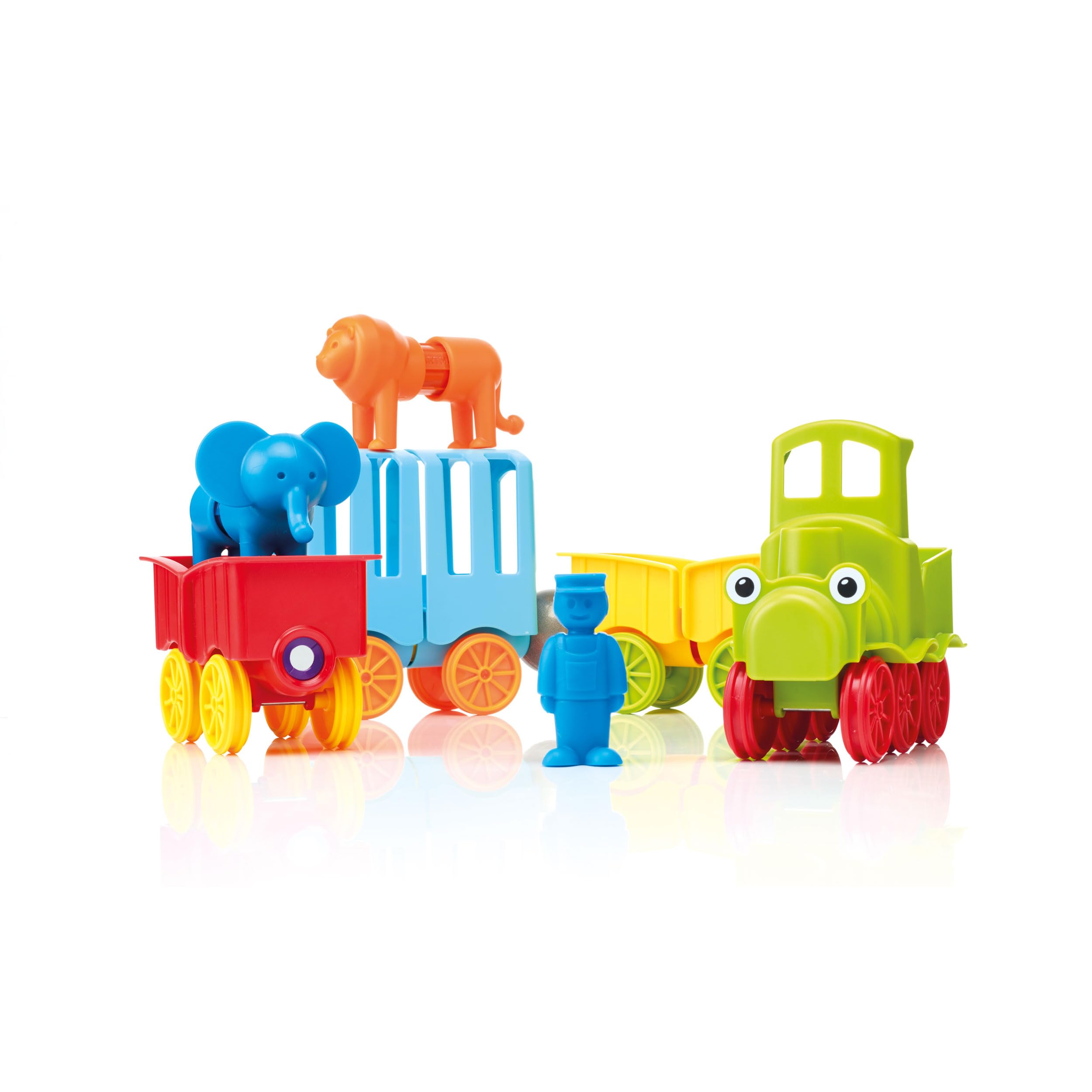 SmartMax 249887 My First Animal Train - 22 pcs, Multicoloured, 22pcs/ 1-5 Years
