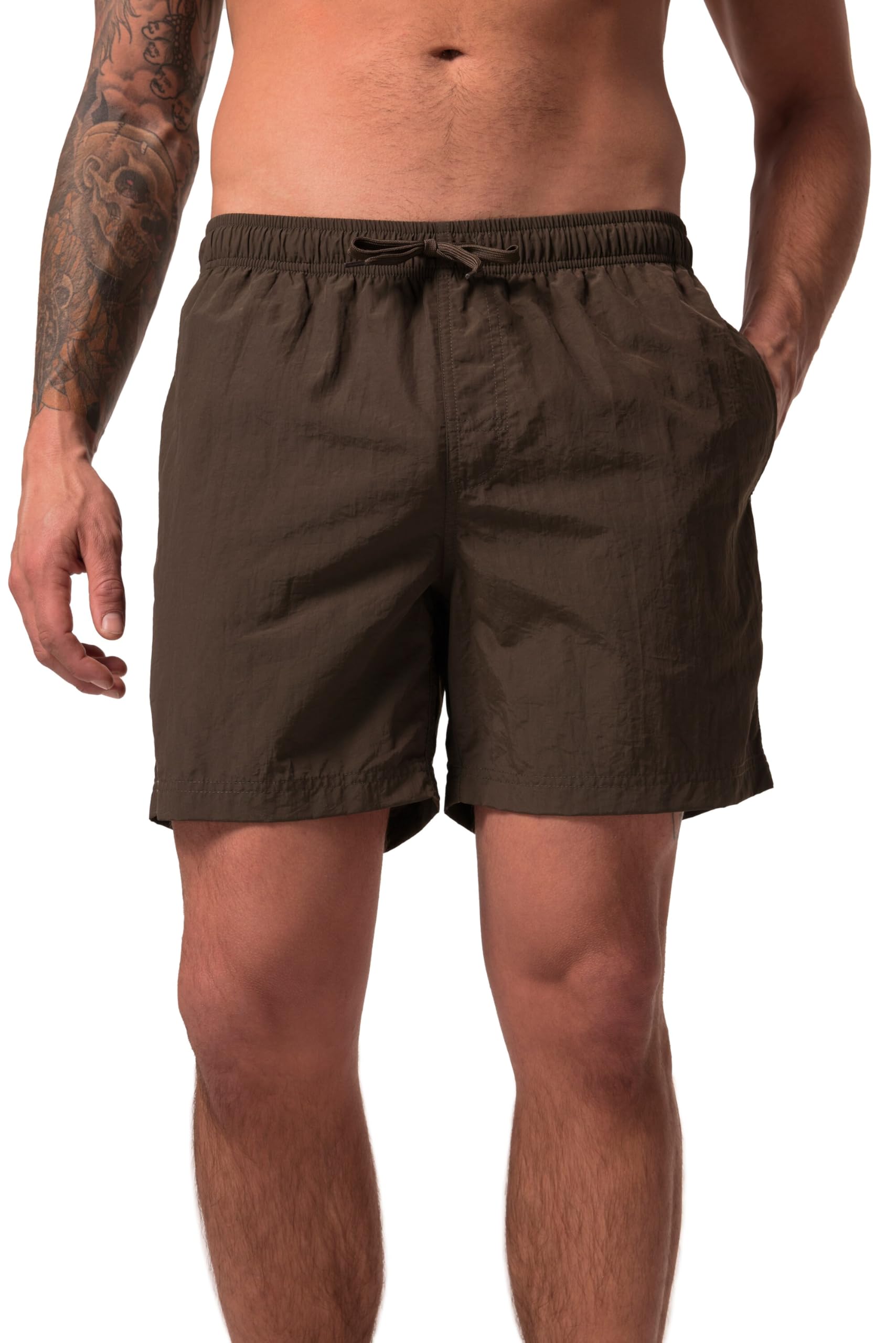JP 1880 Menswear Big & Tall Plus Size L-8XL 6 Quick Dry Swim Trunks Hazelnut XXXXXXX-Large 702532110-7XL