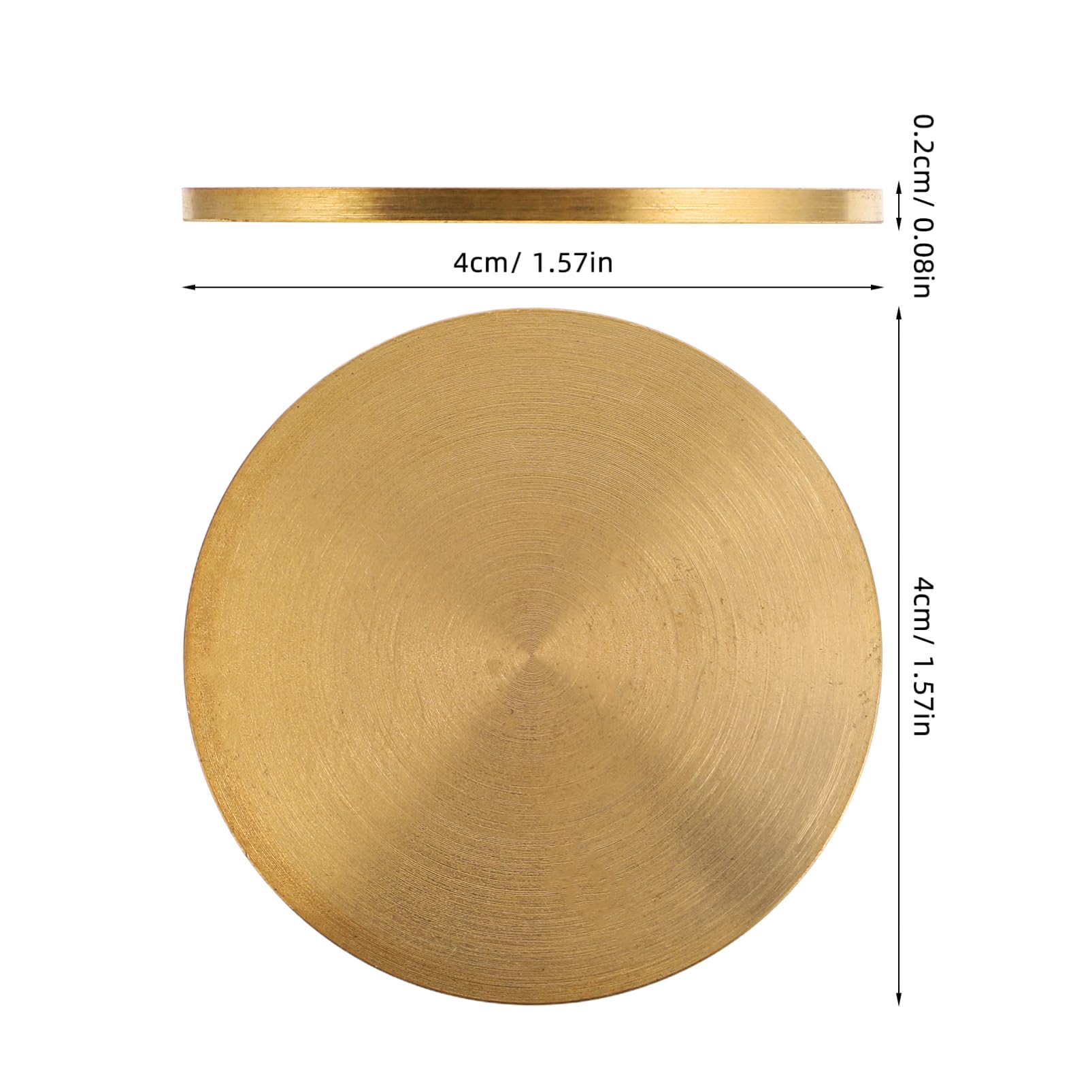 OSALADI Sheet Hand Operated Copper Sheet for Concave Convex Stamping Thick Craft Material for Clear Imprints Durable Copper Plate for Home and Professional Projects