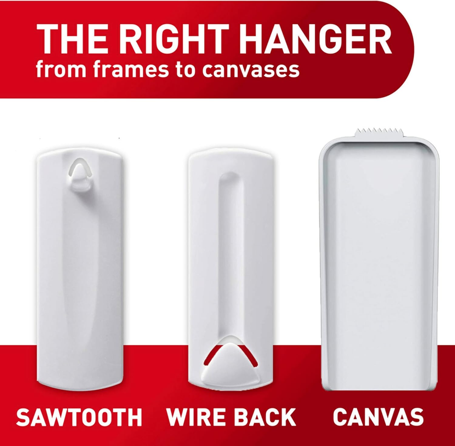 Command Sawtooth Picture Hangers, 4 Frame Hangers and 6 Command Strips, Damage-Free Hanging Sawtooth Frames, No Tools Wall Hook for Home Decor, Holds up to 4 lb