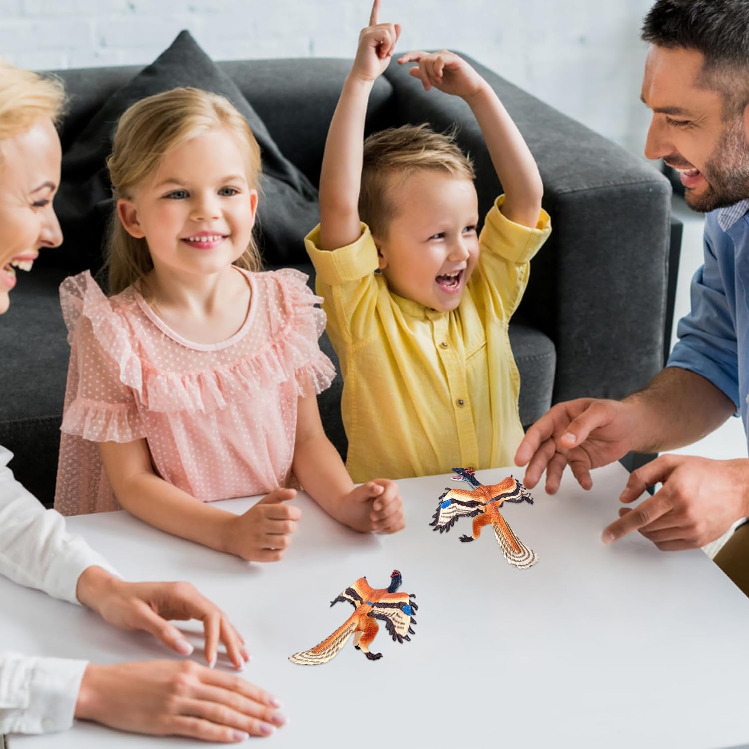 Kids Dinosaur Toys Archaeopteryx Dinosaur 433x512x256 Safe Plastic Realistic Simulation Archaeopteryx Toys Creative Party Supplies for Kids Boys Toddler.