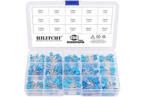 150Pcs 3KV/100pF-10000pF High Voltage DIP Ceramic Capacitor Assortment Kit