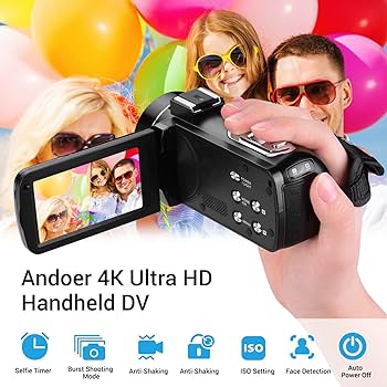 Amazon.co.jp: BUZHI デジタルビデオカメラ 4K ハンドヘルド DV